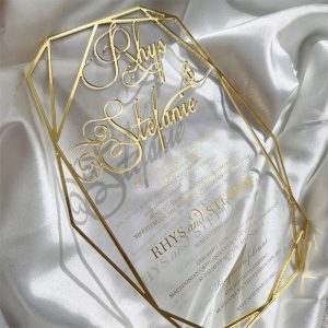 WalRay - acrylic invitations - Wedding invitations Melbourne - Acrylic invitations add a touch of class and are one of the most beautiful and attractive options you may choose for your wedding or event.