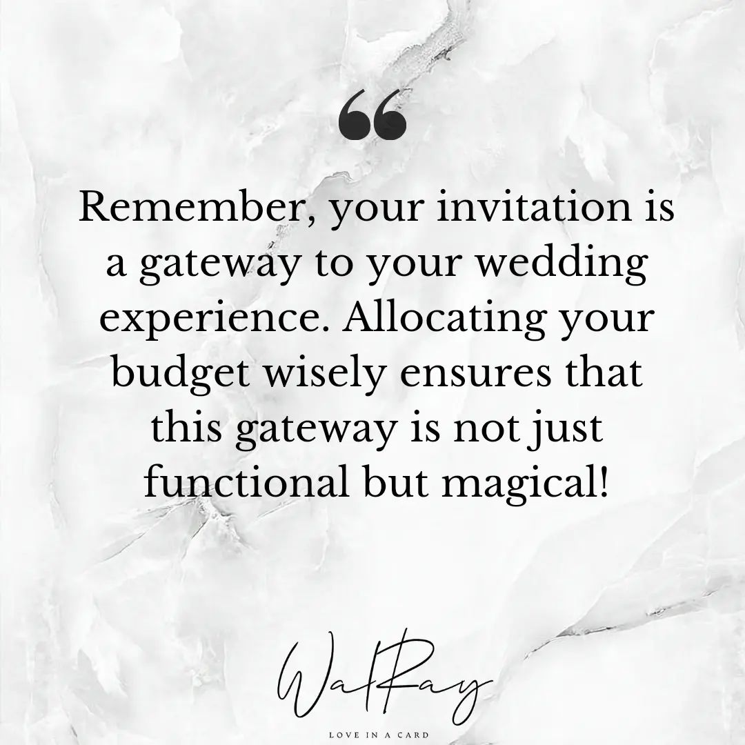 💌 Elevate your wedding journey with invitations that go beyond paper – they're the grand entrance to your love story. 🌟 Here's why each detail matters:
1. **First Impressions Matter:** Your invitation sets the tone, offering the first glimpse into the style, formality, and theme of your celebration.
2. **Reflects Your Style:** Invitations mirror your personality and wedding style, building anticipation for the big day.
3. **Guest Experience:** Thoughtfully designed invites enhance the overall experience, making guests feel excited and special.
4. **Memorable Keepsake:**
A well-crafted invitation becomes a cherished keepsake, a tangible reminder of inviting loved ones to share in your joy.
5. **Attention to Detail:**
Quality invitations demonstrate meticulous attention, leaving a lasting impression on your guests.
6. **Photography and Memories:** Professionally designed invites contribute to the aesthetics of your wedding photography, enhancing the storytelling in your album.
7. **Personal Connection:** Customizing invites creates a personal bond, making guests feel involved and connected to your journey.
8. **Symbol of Commitment:** Effort and thought in invitations symbolize your commitment to making the day special, a tangible expression of love and care.
9. **Sets Expectations:**
Clear communication in invites helps guests prepare and plan, setting the right expectations for your celebration.
10. **Creative Expression:** Designing invites is a chance for creative expression, infusing your unique love story into every detail.
In essence, your wedding invitation is not just paper – it's a prelude to the celebration, an expression of your love story, and a tangible artifact of a beautiful moment in time. ✨💖 #WeddingInvitations #LoveStoryUnveiled #EleganceInDetails"